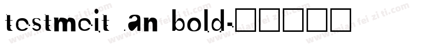 testmeituan bold字体转换